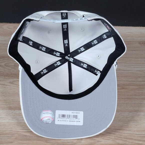 Miami Marlins New Era Hat Cap Snapback White Blue Rope Golfer Tee One Size - Picture 7 of 10